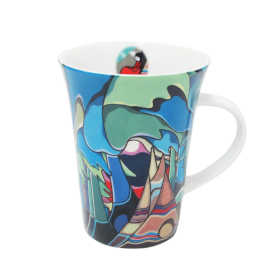 Daphne Odjig And Some Watched the Sunset Porcelain Mug