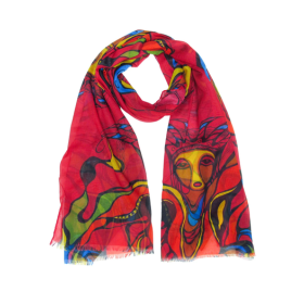 Daphne Odjig Pow Wow Dancer Eco-Scarf