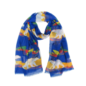 Dawn Oman Polar Bears Eco-Scarf