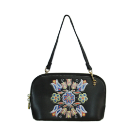 Deb Malcolm Silver Threads Convertible Crossbody Bag