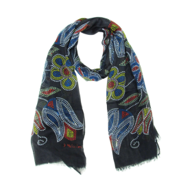 Deb Malcolm Silver Threads Eco-Scarf
