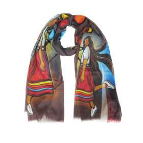 Emily Kewageshig A Skirt with a Story Eco-Scarf