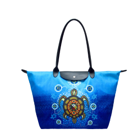 James Jacko Medicine Turtle Foldaway Tote