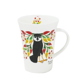 Kenojuak Ashevak Owl's Bouquet Porcelain Mug