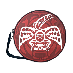 Roy Henry Vickers White Raven 21in Drum Bag