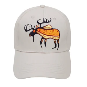 Norval Morrisseau Moose Harmony Embroidered Baseball Cap